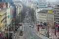 The Mariahilfer StraÃÅ¸e shopping street in Vienna Austria Royalty Free Stock Photo